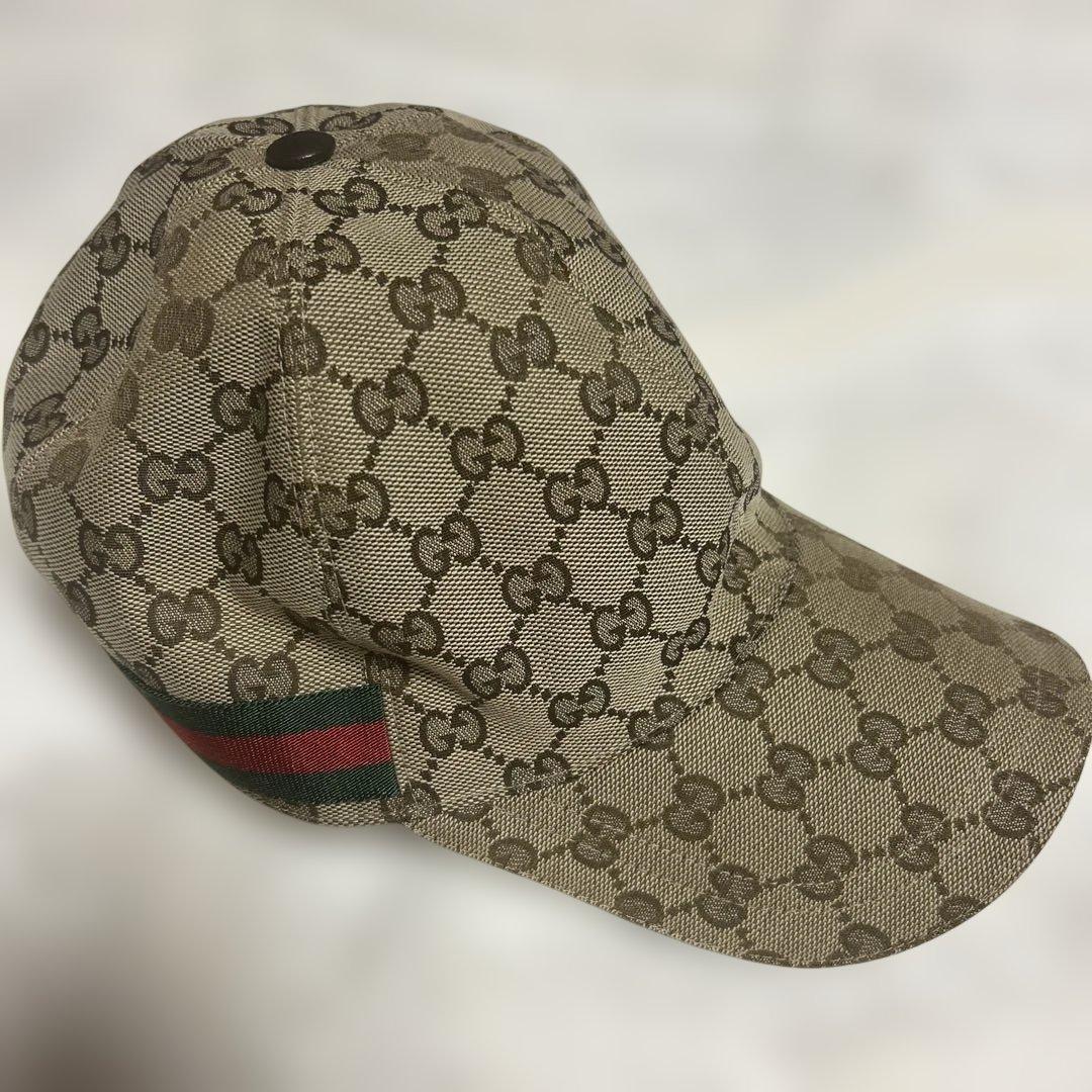 Gucci GGパターン ベージュキャップ