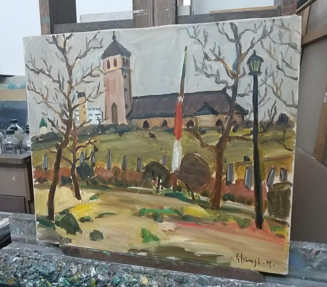 F10 「四谷所見」'66 絵画 油絵