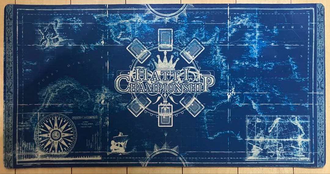 はっち CS プレイマット ワンピース 海図 紺 初期
