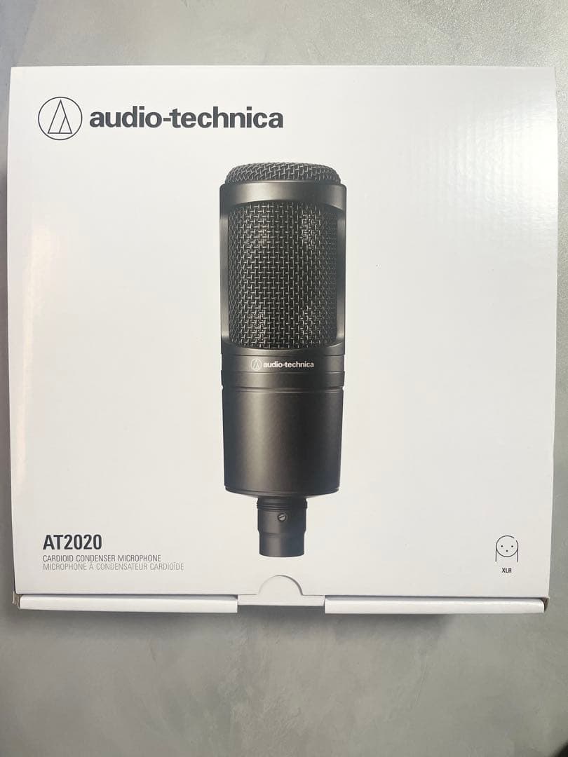 audio-technica AT2020 アームスタンド　ショックマウント付き