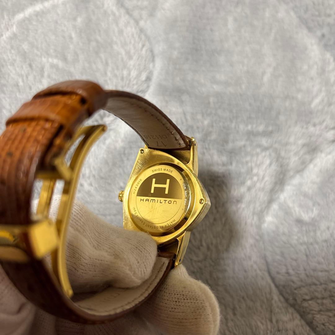 ハミルトン Hamilton ベンチュラ Quartz ゴールド H243010