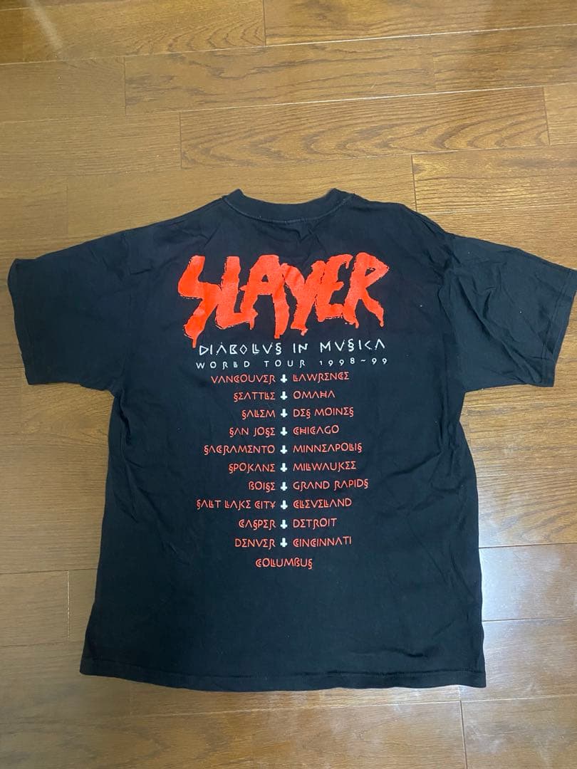 SLAYER ツアーTシャツ　Lサイズ