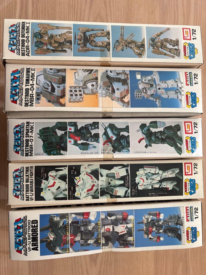 マクロス1/72 旧イマイ 当時物 未組立 プラモデル　5種