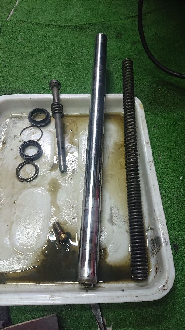 後期　NS-1 純正フロントフォーク　OH済