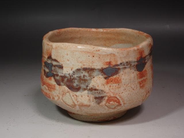 ☆　加藤唐九郎　志野茶碗　清岩　温かみのある一品です☆y237