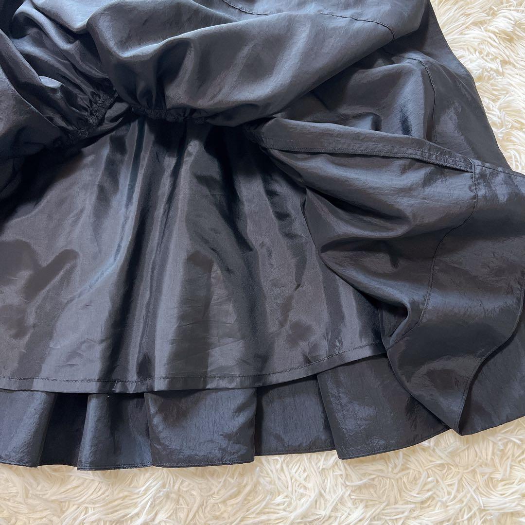 オブリ OBLI ティアードスカート　ミディアム