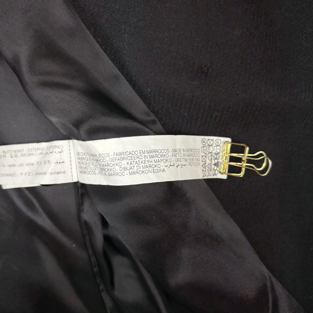 人気モデル♡ZARA MANTECO ダブルチェスターコート ブラック 大きい