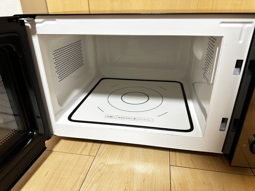 TWINBIRD ミラーガラストップ電子レンジ DR-D278 ブラック