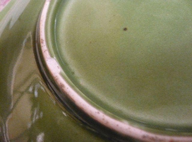 古錦 花篭手 青磁 八角皿 4枚 [B31327]