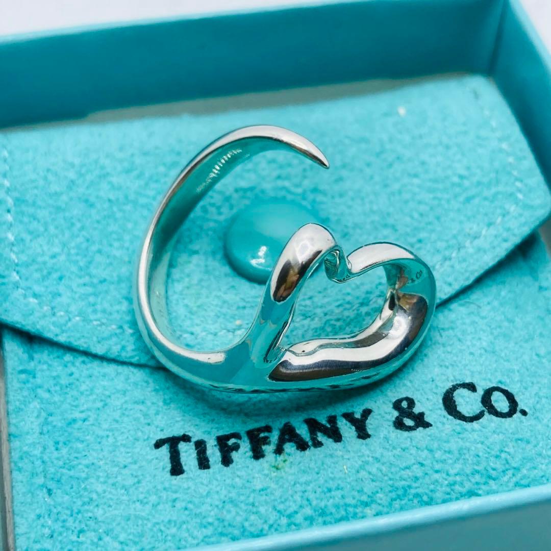 Tiffany ティファニー 指輪 リング オープンハート SV925 14号