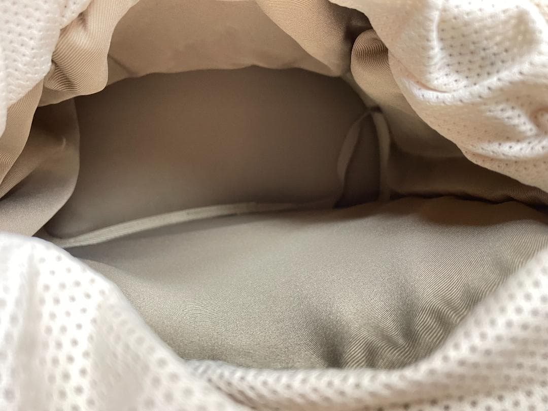 【未使用】moncheri　モンシェリ　巾着メッシュギャザーリュック　Sサイズ