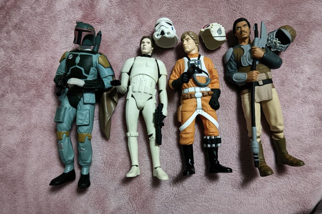 アプローズ社製　スターウォーズ　ボバ・フェット　ハン・ソロ　ルーク、ランド