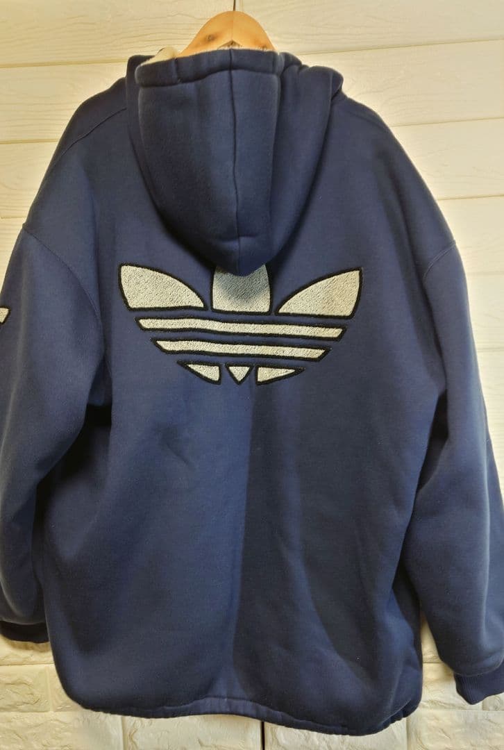 90's デサント製 ヴィンテージ ADIDAS 中綿 ジップパーカー