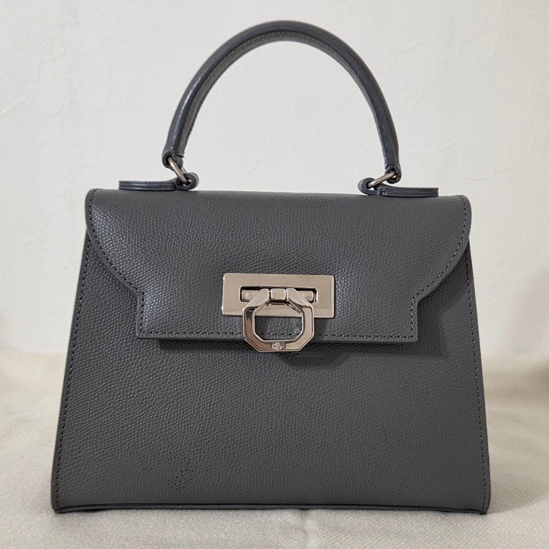 【特注シルバー金具】CARBOTTI カルボッティ グレー エリカ Erika