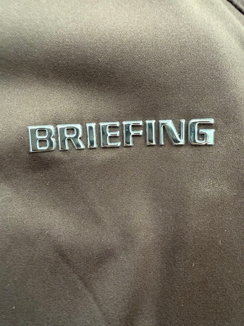 追加値下　BRIEFING ブリーフィング ブラウン XL フード付きパーカー