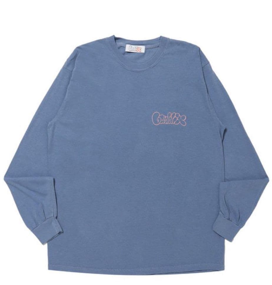 buddix ロゴT　ブルー　Мサイズ　ロングスリーブT