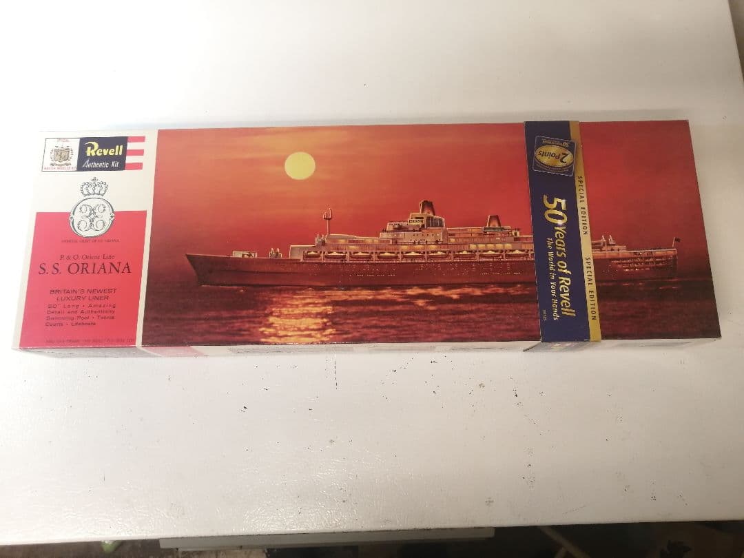 絶版希少品　レベル　客船オリアナ　Revell S.S. Oriana 船模型