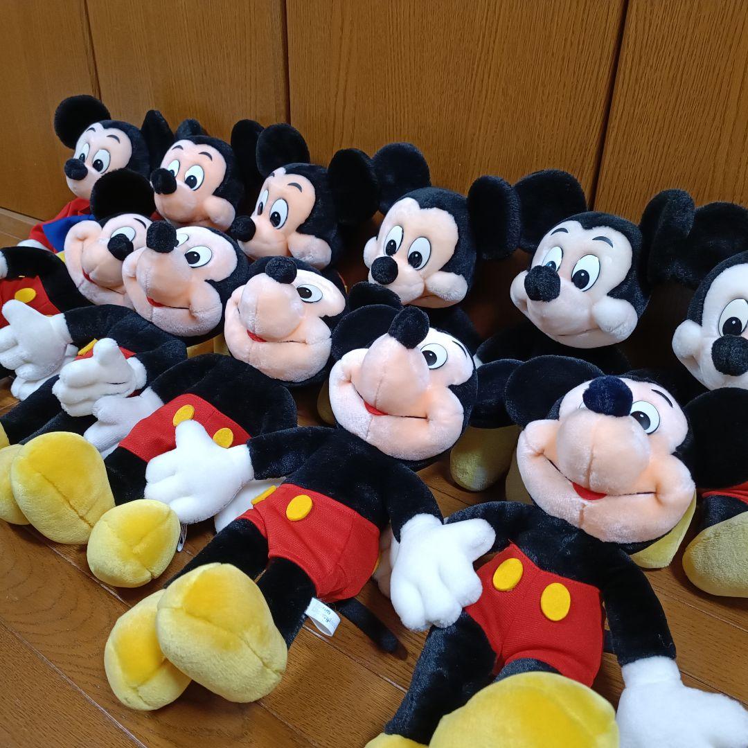 ミッキーマウス ぬいぐるみ まとめ売り レトロ