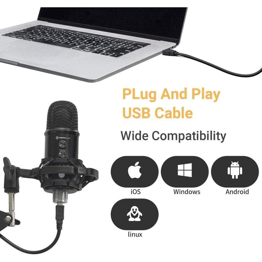 【コンデンサマイク】USB Condenser Microphone TU1