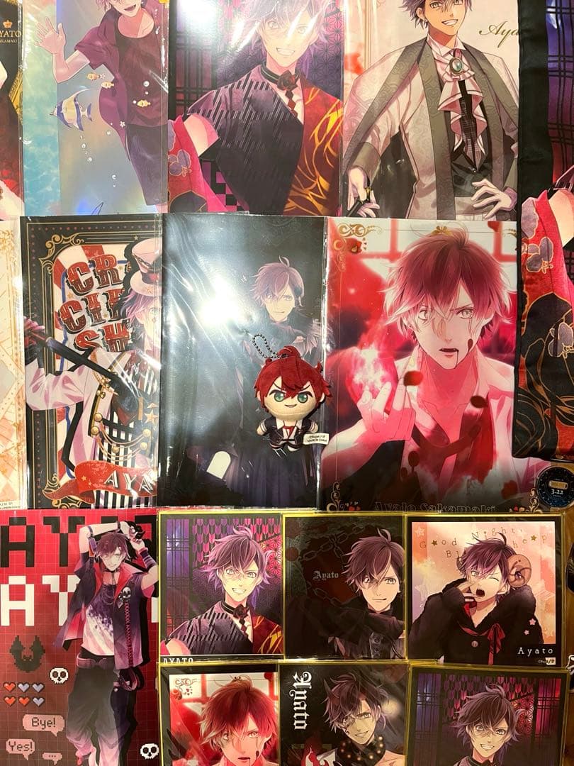 Diabolik lovers ディアラバ逆巻アヤトぬいぐるみアクスタ色紙まとめ