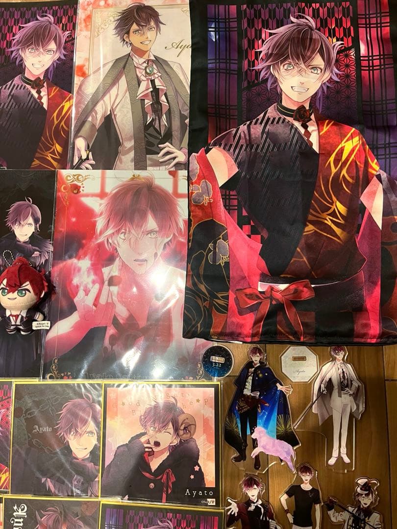 Diabolik lovers ディアラバ逆巻アヤトぬいぐるみアクスタ色紙まとめ