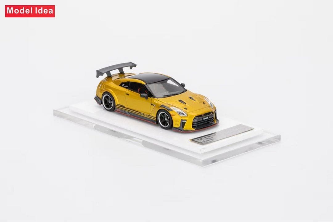 1/64 model idea R35 GT-R TOP SECRET ゴールド