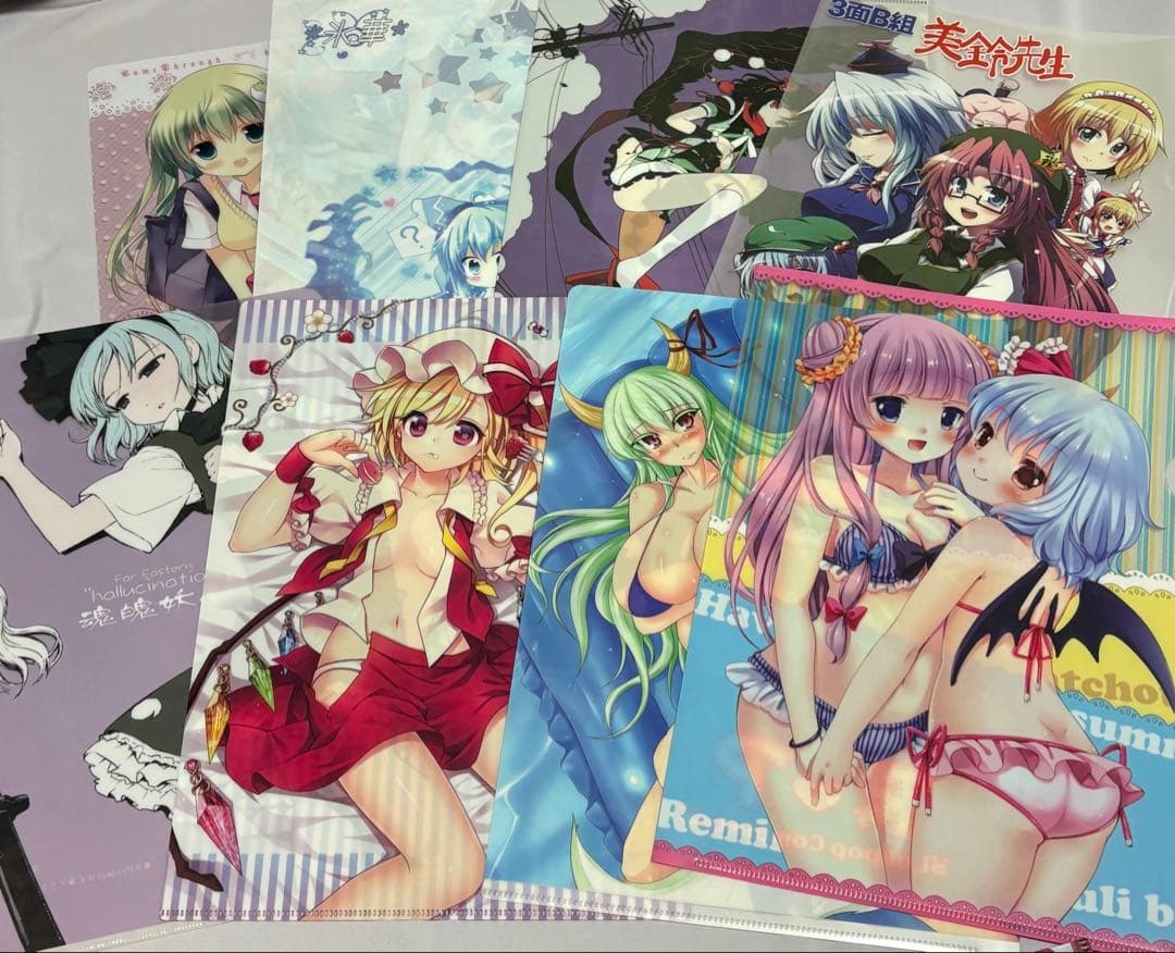 東方プロジェクト グッズ まとめ 紙物 下敷き ファイル 東方 project