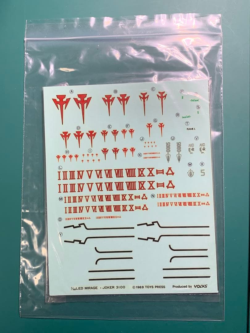 ボークス 1/100 FSS レッドミラージュ•ジョーカー3100