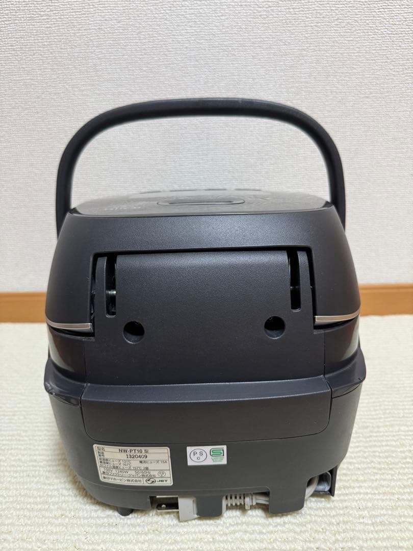 象印 圧力IH NW-PT10 2022年製 ブラック 動作保証
