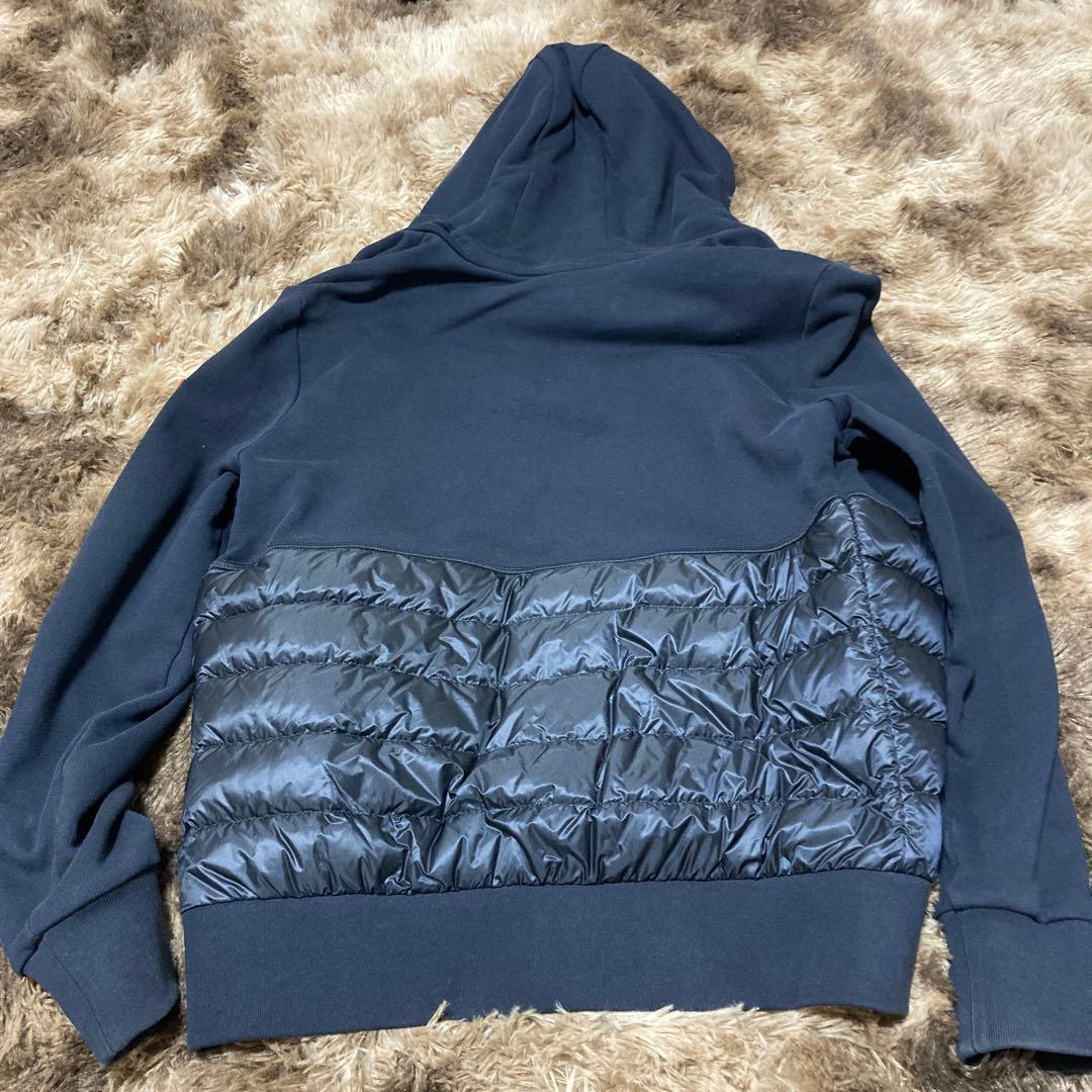 MONCLER ネイビー フード付きパーカー