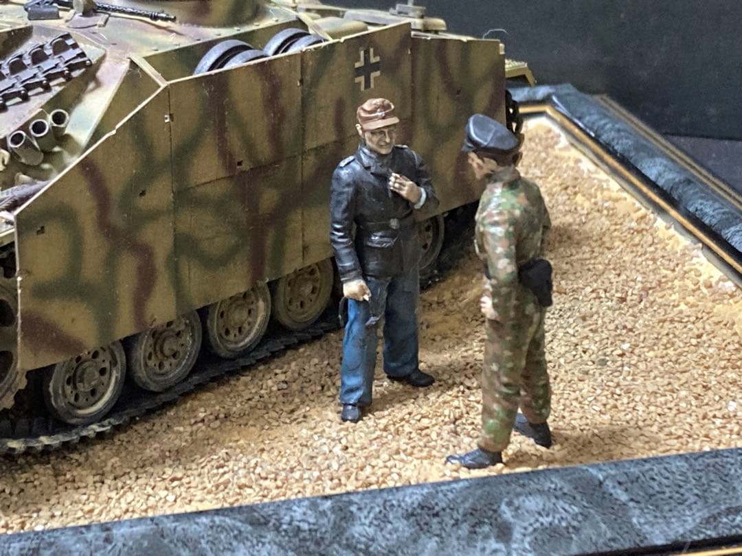 タミヤ　1/35 ドイツ軍　三号突撃砲G型　ヴィネット　完成品ジャンク