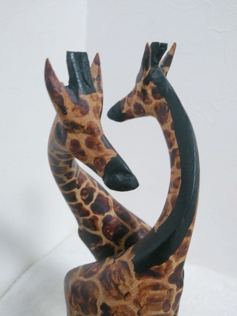 アジアン　雑貨　置物　キリン　アニマル