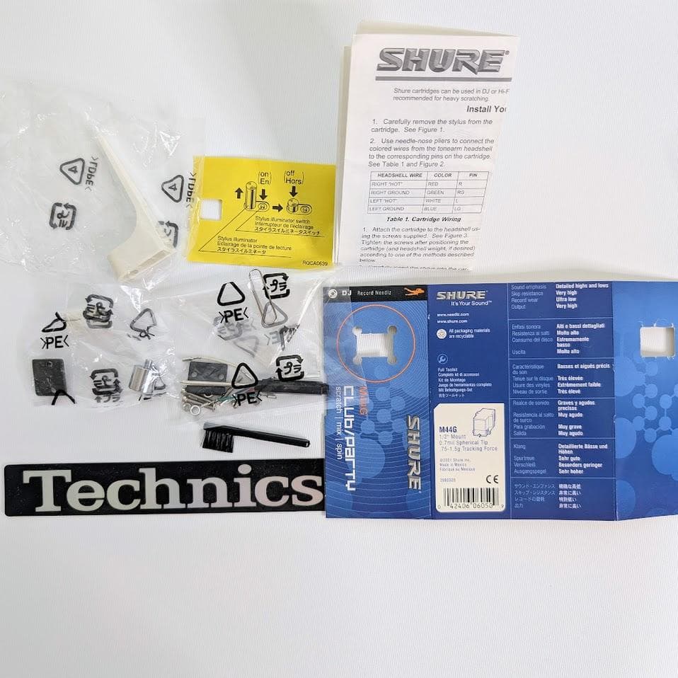 Technics SL-1200MK5＋Shure M44G 付属品取説有 美品