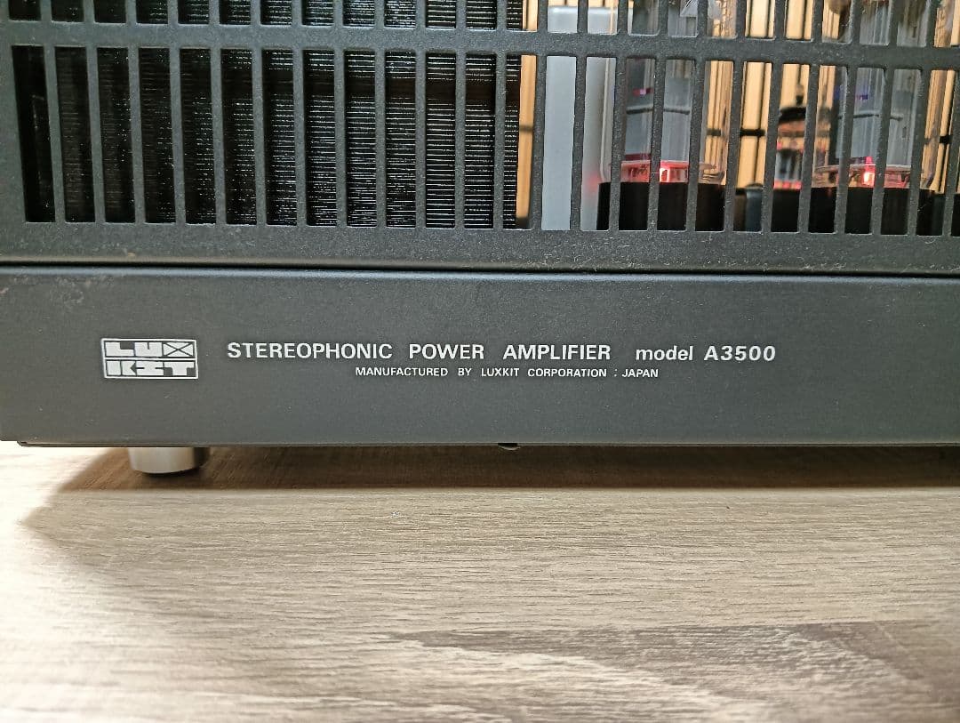 【動作確認済・美品】A3500 LUXKIT 真空管パワーアンプ　マニュアル付