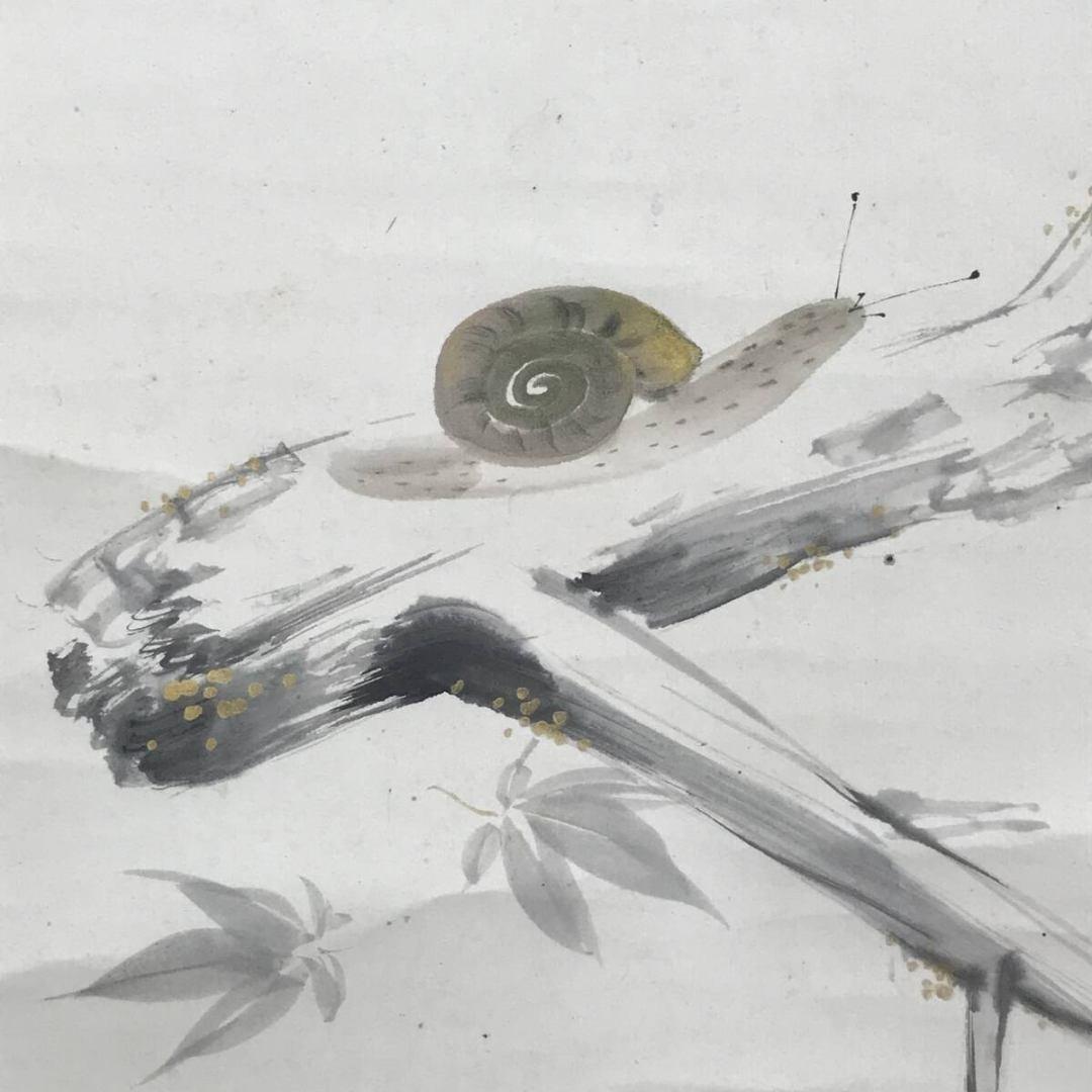 真作/月泉/四季花鳥図/四幅対/掛軸/名家伝来/AK-467