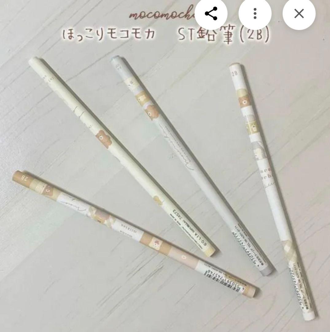 かわいいキャラクター柄 ST鉛筆 2B １本５０円