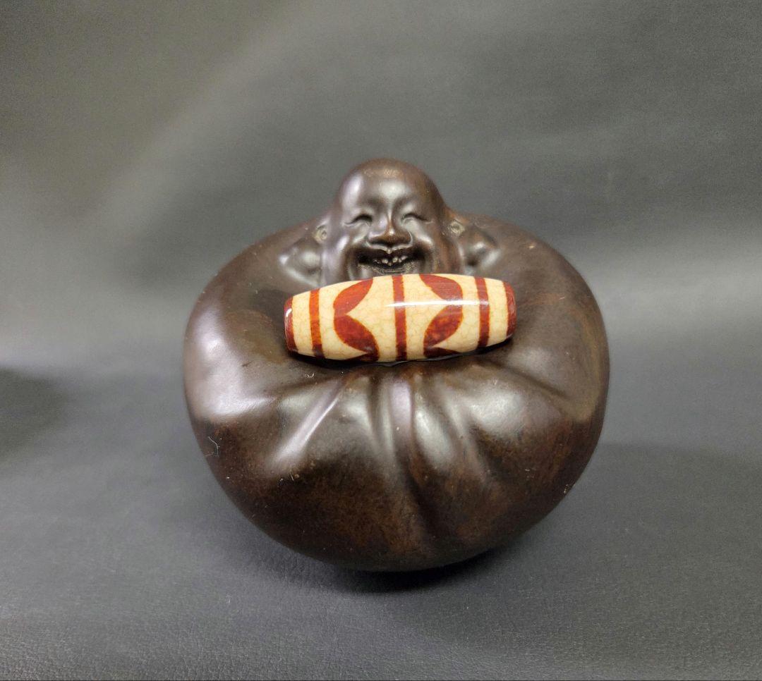 955　専用です。　上肯　双虎牙天珠　龍紋　希少　dzibeads！