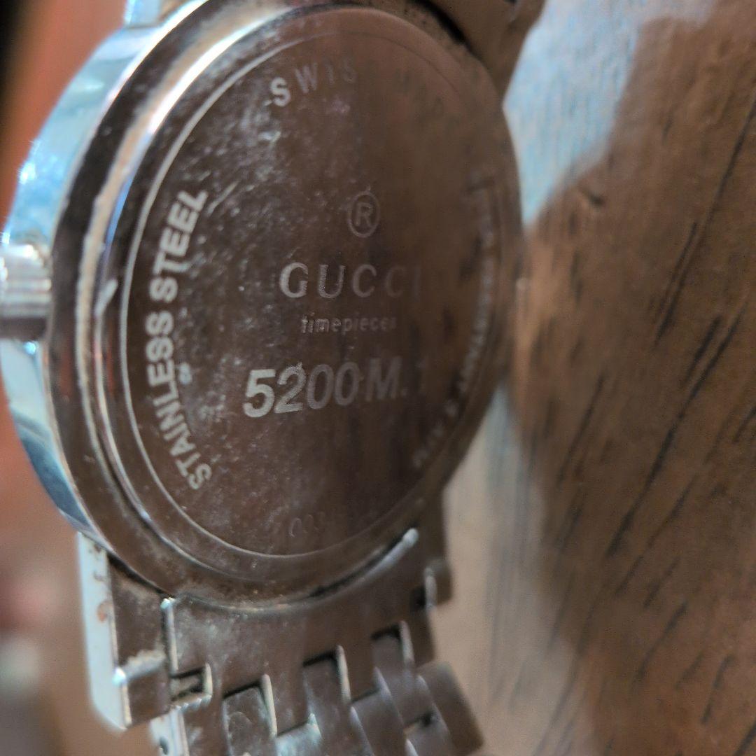 GUCCI 腕時計 ブラック ステンレス