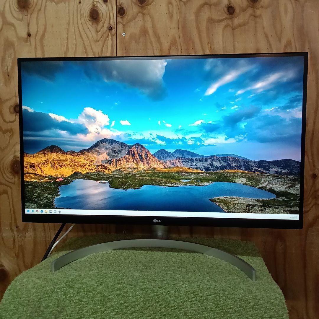 27インチ4K液晶モニターLG UK850-W HDR10 ㉒
