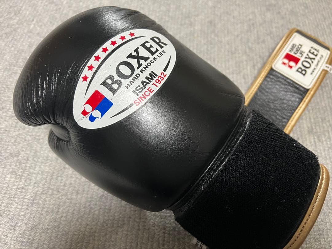 ISAMI BOXER ボクシンググローブ 8oz 黒