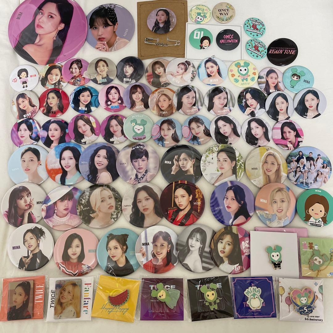TWICE MINA ミナ 缶バッジ ピンバッジ セット まとめ売り 痛バ