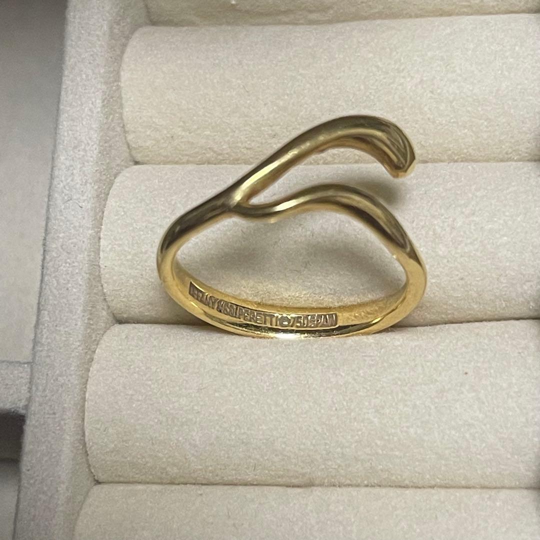 tiffany & co peretti 750 ティファニー K18 リング