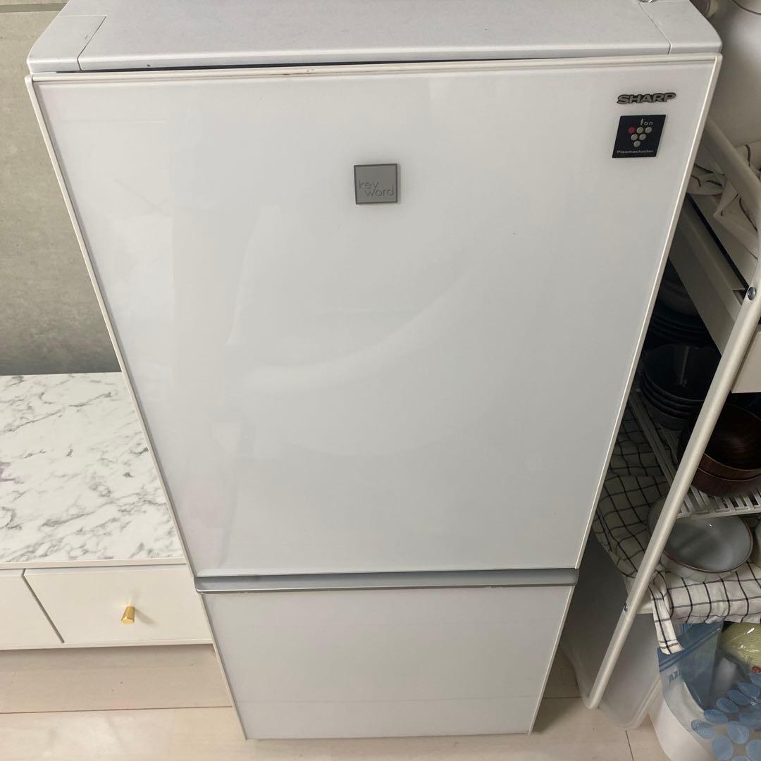 （送料無料）激安SHARP 冷蔵庫 SJ-GD14D ホワイト
