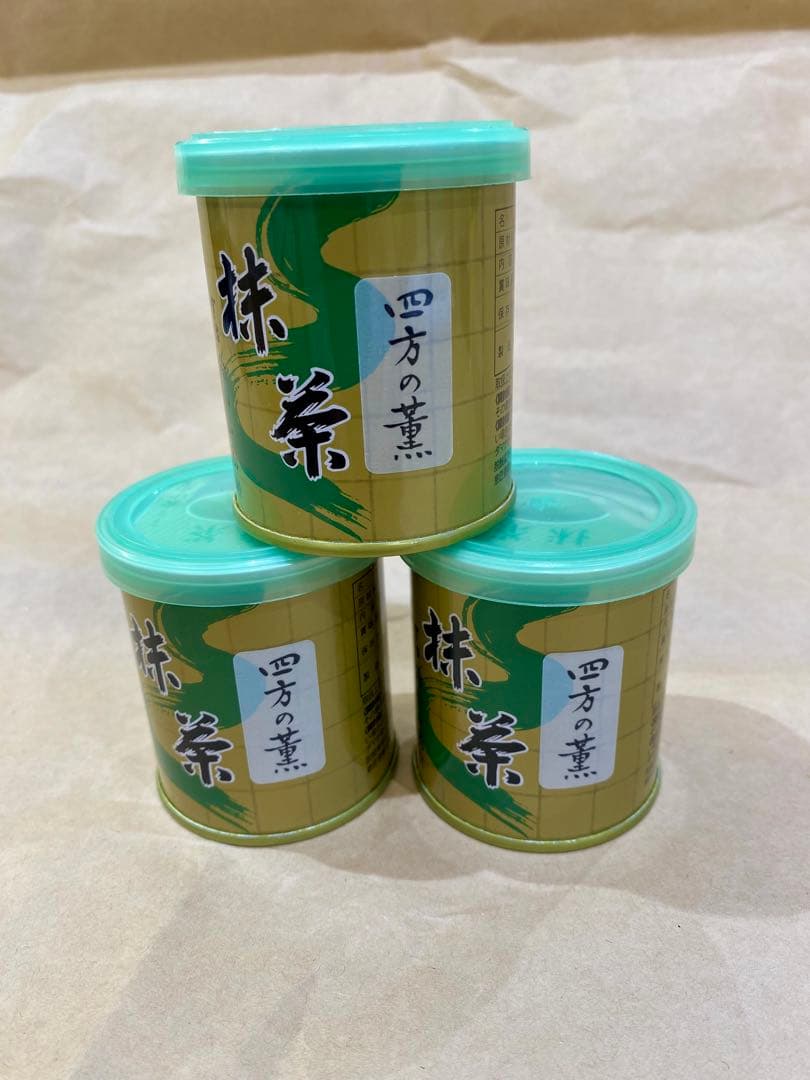 京都　宇治　抹茶　山政小山園　四方の薫　30g 3缶セット