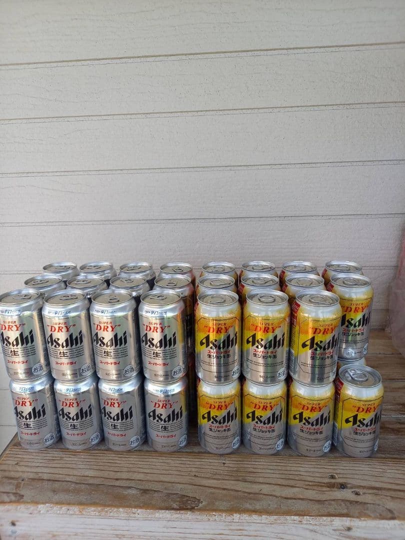 スーパードライ350ml ２４本　１ケース分　生ジョッキ缶340ml　２３本