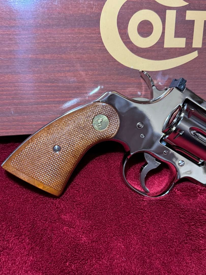 タナカ　コルトパイソン2.5インチ　ニッケルフィニッシュ　Rモデル　ガスガン