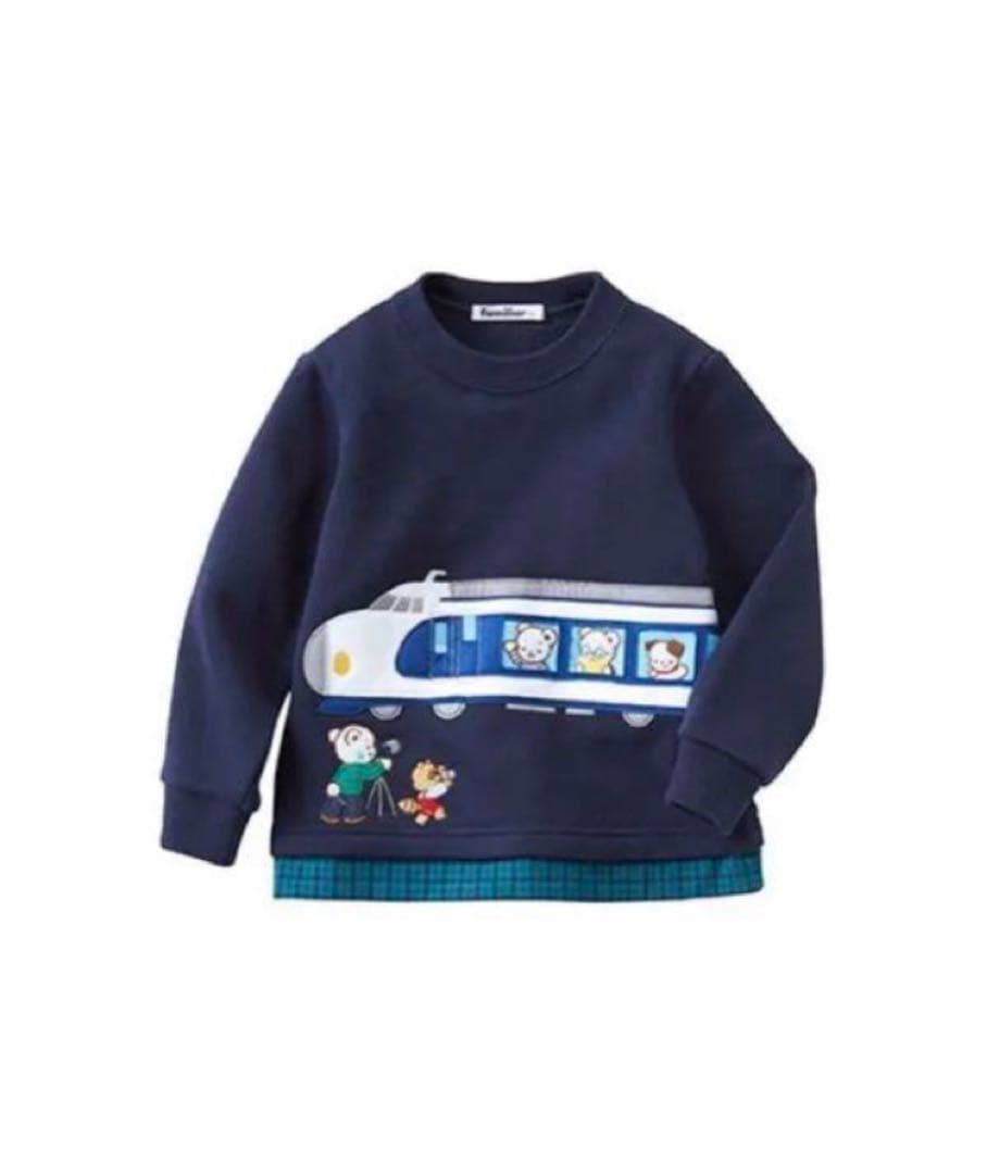 新品　タグ付き　ファミリア トレーナー　130cm ネイビー　ファミちゃん