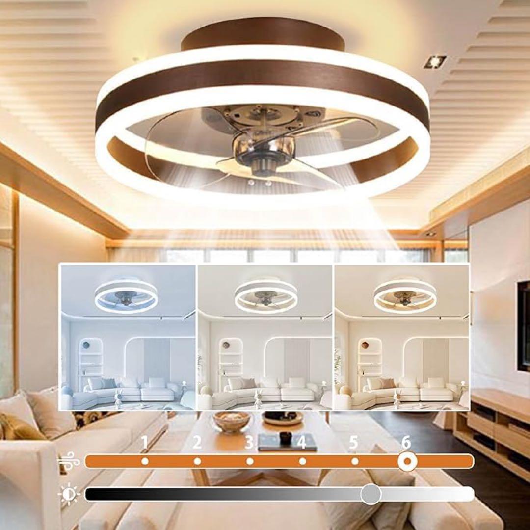 ❤️1品限り❤️シーリングファンライト 6段階風量調整 正逆回転機能 PSE認証済み