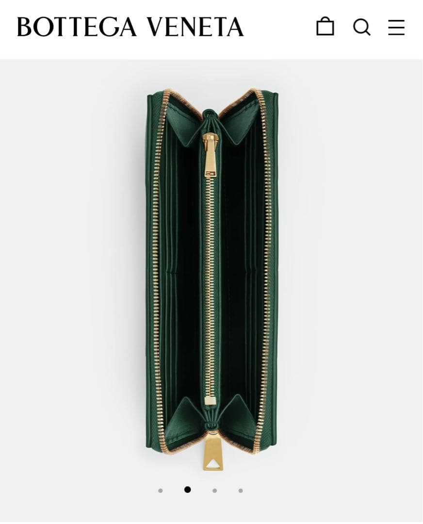 新品 BOTTEGA VENETA 財布 ジップウォレット ボッテガ