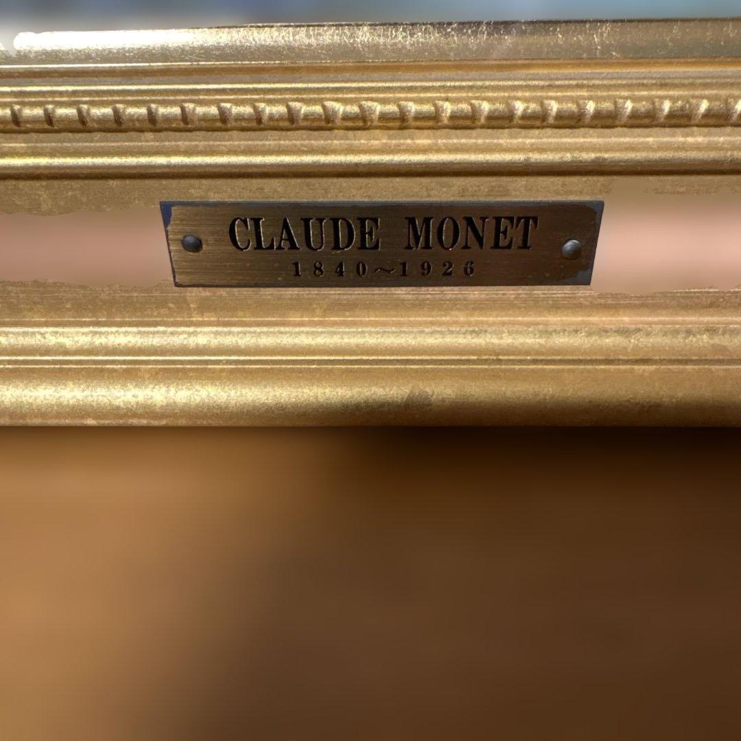 Claude Monet 睡蓮 油彩画 立体複製画